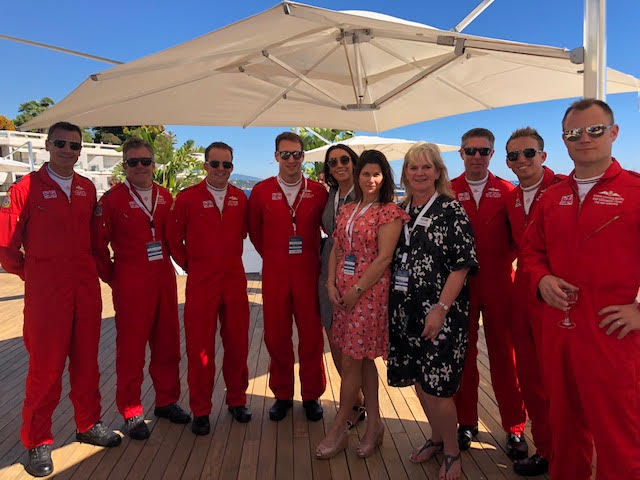 You are currently viewing Red Arrows at Monaco Yacht Show 2018